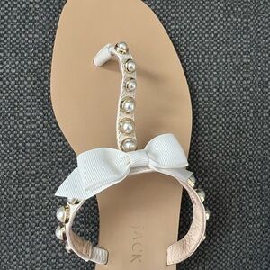 Jack Rogers Sandpiper Bow/Pearl Sandal